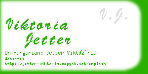 viktoria jetter business card